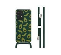 imoshion imoshion Coque design en silicone avec cordon Samsung Galaxy A33 Avocado Green Vert