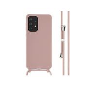 imoshion ?Coque en silicone avec cordon pour Samsung Galaxy A33 - Sand Pink