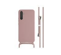 imoshion ?Coque en silicone avec cordon pour Samsung Galaxy A34 (5G) - Sand Pink