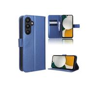 Coque pour Samsung Galaxy A34 5G Etui Protection Housse Premium en Cuir PU, Pochette Flip Case Compatible avec Book Bleu