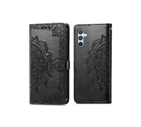 imoshion Etui de télephone Mandala pour Samsung Galaxy A34 (5G) - Noir