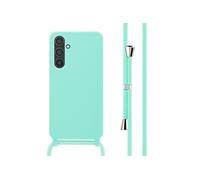 imoshion Coque en silicone avec cordon pour Samsung Galaxy A35 - Vert menthe