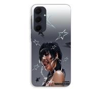 Coque de téléphone - Maniacase - Samsung Galaxy A35 - Silicone - Noir - Rockstar solo Lisa Blackpink