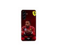 Coque Pour Samsung Galaxy A36 Hamilton Scuderia Ferrari official wallpaper