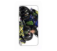 Coque Pour Samsung Galaxy A36 Motorcycle Valentino Rossi Portugal Monster Energy Yamaha