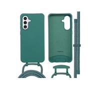 imoshion Coque de couleur avec cordon amovible pour Samsung Galaxy A36 / A56 - Vert foncé