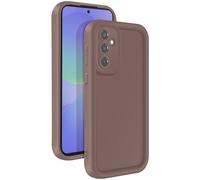Coque pour Samsung Galaxy A36 Silicone Soft Touch Bordures Surélevées Marron