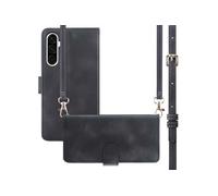 imoshion imoshion Etui de téléphone portefeuille avec cordon Samsung Galaxy A36 Noir Noir