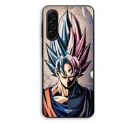 Coque de téléphone - MANIACASE - Samsung Galaxy A37 - Silicone TPU - Noir - Dragon Ball Z Goku SSJ