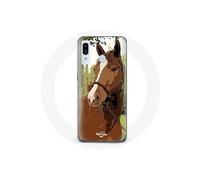 Coque pour samsung galaxy A40 Quarter Horse Marron Race de cheval