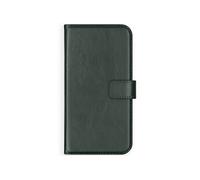 Coque pour Samsung Galaxy A40 Vert Etui de téléphone portefeuille en cuir véritable