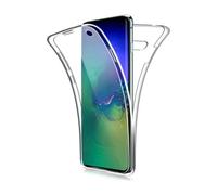 Coque pour Samsung Galaxy A41 Transparente 360° Avant et Arrière en Silicone, Protection Intégrale Contre Les Rayures et Les Petits Chocs