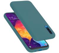 Cadorabo Coque compatible avec Samsung Galaxy A50 4G / A50s / A30s, Étui Housse en silicone- Coque pour Galaxy A50 4G / A50s / A30s- Protection Antichoc, Anti-Empreintes- TPU Housse - mat LIQUID GREEN