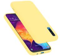 cadorabo Coque Compatible avec Samsung Galaxy A50 4G / A50s / A30s, Étui Housse en Silicone- Coque pour Galaxy A50 4G / A50s / A30s- Protection Antichoc, Anti-Empreintes - Mat Liquid Yellow
