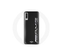 Coque pour Samsung Galaxy A50 Amg Logo Carbone Texture
