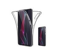 Coque pour Samsung Galaxy A50 - Housse Etui Gel TPU Silicone Intégrale Transparent Deux Parties Avant Arrière Emboitable
