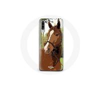 Coque pour Samsung Galaxy A50 Quarter Horse Marron Race de cheval