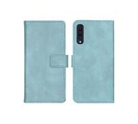 Coque pour Samsung Galaxy A50,Samsung Galaxy A30s Similicuir Bleu clair