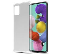 cadorabo Coque pour Samsung Galaxy A51 5G en Complet Transparent - Housse Protection Souple en Silicone TPU avec Anti-Choc et Anti-Rayures - Ultra Slim Fin Gel Case Cover Bumper