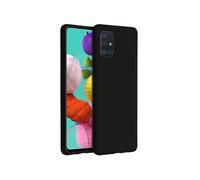 Accezz Coque Liquid Silicone pour Samsung Galaxy A51 - Noir