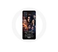 Coque pour Samsung Galaxy A51 Game of Thrones Saison 8 Le Trône de Fer L'affiche de L'équipage Logo Aigle Gris