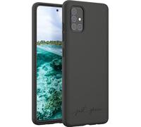Coque pour Samsung Galaxy A51 Natura Eco-conçue Noire Just Green