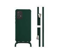 imoshion Étui en silicone avec cordon pour le Samsung Galaxy A52(s) (5G/4G) - Vert foncé