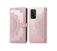 imoshion Etui de télephone Mandala pour Samsung Galaxy A52(s) (5G/4G) - Rose Doré