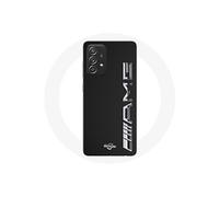 Coque pour Samsung Galaxy A52 Amg Logo Carbone Texture