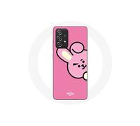 Coque pour Samsung Galaxy A52 BTS Bangtan Garçons BT21 Cooky Fond Rose