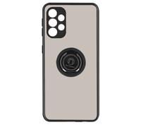 Coque Galaxy A52 et A52s Bi-matière Bague Métallique Fonction Support noir
