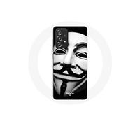 Coque pour Samsung Galaxy A52 Nous Sommes Légion Masque Anonyme
