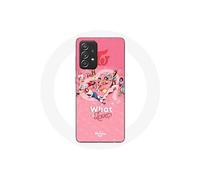 Coque pour Samsung Galaxy A52 TWICE Logo Rouge Affiche What Is Love