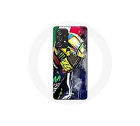 Coque pour Samsung Galaxy A52 Valentino Rossi Pilote de vitesse champion
