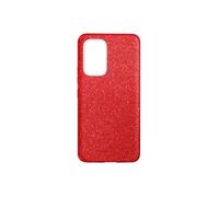 Coque pour Samsung Galaxy A53 5G Paillette Amovible Silicone Semi-rigide rouge