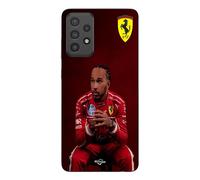 Coque Pour Samsung Galaxy A53 Hamilton Scuderia Ferrari official wallpaper Maniacase
