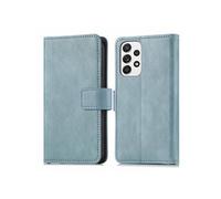 Coque pour Samsung Galaxy A53 Similicuir Bleu clair
