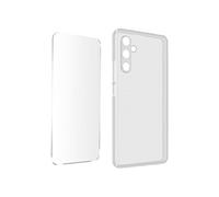 Coque pour Samsung Galaxy A54 5G Silicone Gel Souple avec Verre Trempé Dureté 9H transparent