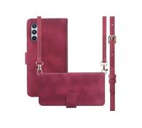 imoshion Etui de télephone portefeuille avec cordon pour Samsung Galaxy A54 (5G) - Rouge