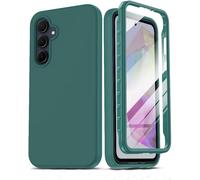 Coque Pour Samsung Galaxy A55 5g Avec Ecran Protection, 360 Degrés Full Body Housse Avant Arriere, Intégrale Étui Double Face Bumper Anti-Scratch Case Pour Samsung Galaxy A 55 5g - Vert