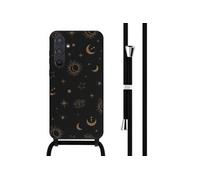 imoshion imoshion Coque design en silicone avec cordon Samsung Galaxy A55 Sky Black Noir