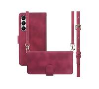 imoshion imoshion Etui de téléphone portefeuille avec cordon Samsung Galaxy A55 Rouge Rouge