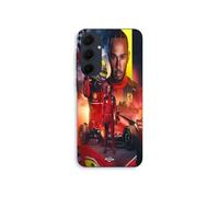 Coque Pour Samsung galaxy A55 Lewis Hamilton Scuderia Ferrari F1 officiel