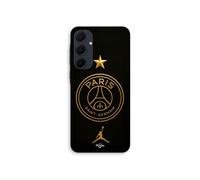 Coque Pour Samsung galaxy A55 PSG logo jordan doré étoile champion