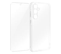 Coque Pour Samsung Galaxy A55 Rigide Avec Verre Trempé 9h 4smarts Transparent