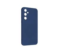 Coque pour Samsung Galaxy A55 Semi-rigide Soft-touch Anti-traces Bleu