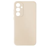 Coque pour Samsung Galaxy A55 Soft Touch Mat Silicone Flexible Beige