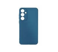 Coque pour Samsung Galaxy A55 Soft Touch Mat Silicone Flexible Bleu nuit