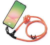 Coque pour Samsung Galaxy A56 5G, Antichoc Protection Renforcée avec Cordon Robuste Orange - EFConnection