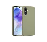 Accezz Coque Liquid Silicone pour Samsung Galaxy A36 / A56 - Cooper Green